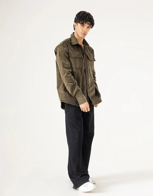 OVERSIZED CORDUROY SHIRT